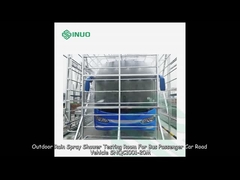 Outdoor Rain Spray Shower Testing Room For Bus Passenger Car Road Vehicle