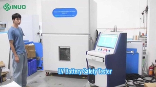 How Safe Is Your EV Battery? | Crush & Nail Penetration Test Chamber in Action