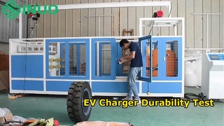 Vehicle Drive Over Testing Apparatus for Vehicle Connector and Plug