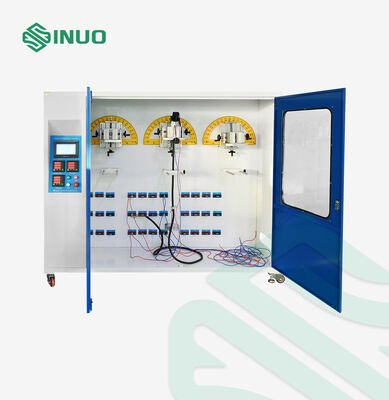 Good price EV Charging Connector Bending Tester with 0-360° Adjustable Angle, PLC Control, and 3 Test Stations for Mechanical Strength Testing online