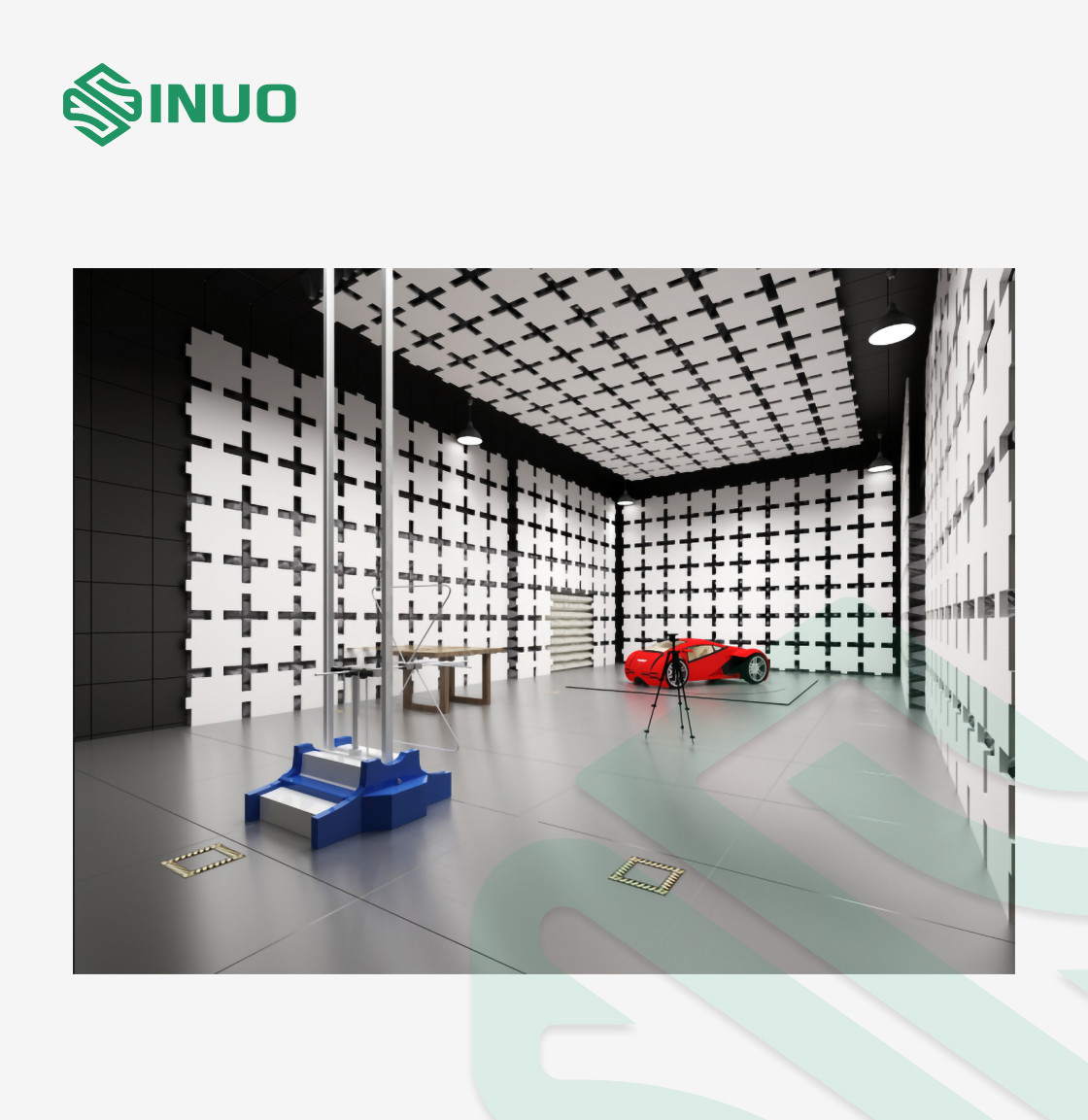 Standard 5m Anechoic Chamber EMI EMS EMC Testing Equipment CISPR 32