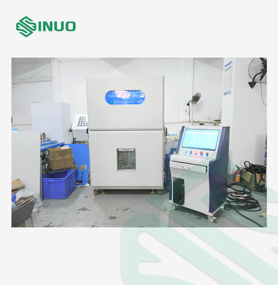 Battery Crush and Nail Penetration Test Chamber Battery Safety Test Equipment 300kN