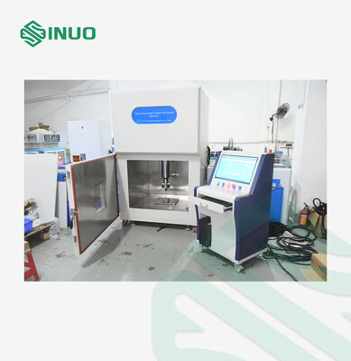 EV Battery Testing Equipment with 300kN Pressure Range and Box-Type Structure for SAE J2464 Compliant Crush and Nail Penetration Tests